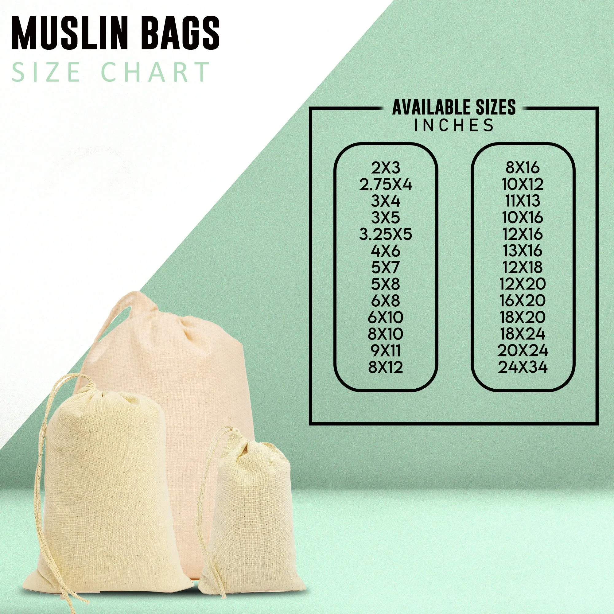 100 8x10 Muslin Drawstring Bags Cotton Produce Bags Single Drawstring Favor Bags Eco Friendly Grocery Bags Natural Unbleached Muslin