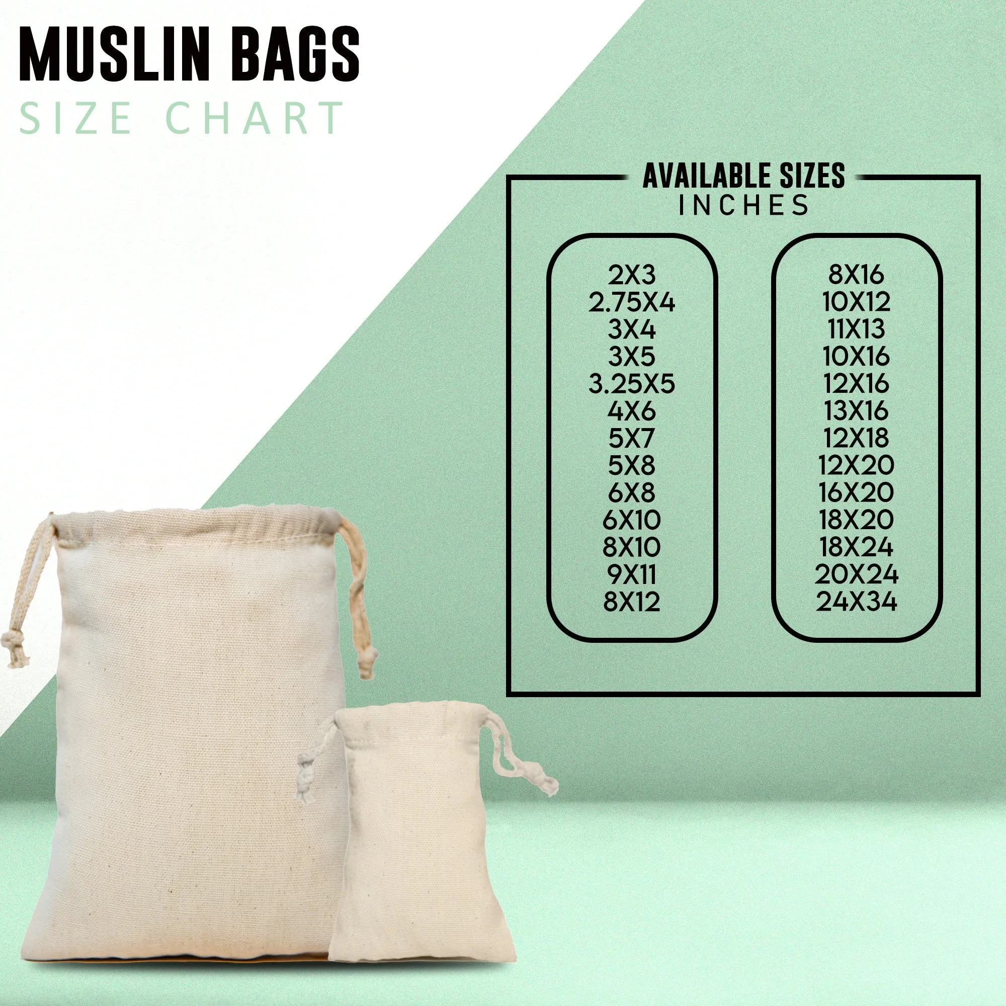 100 8x10 Muslin Drawstring Bags Cotton Produce Bags Single Drawstring Favor Bags Eco Friendly Grocery Bags Natural Unbleached Muslin