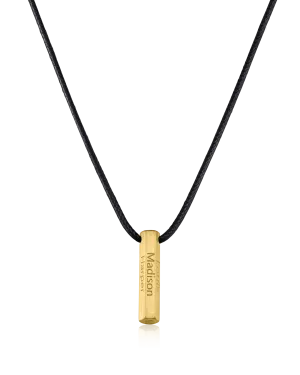 Apex Bar Necklace - 18K Gold Vermeil