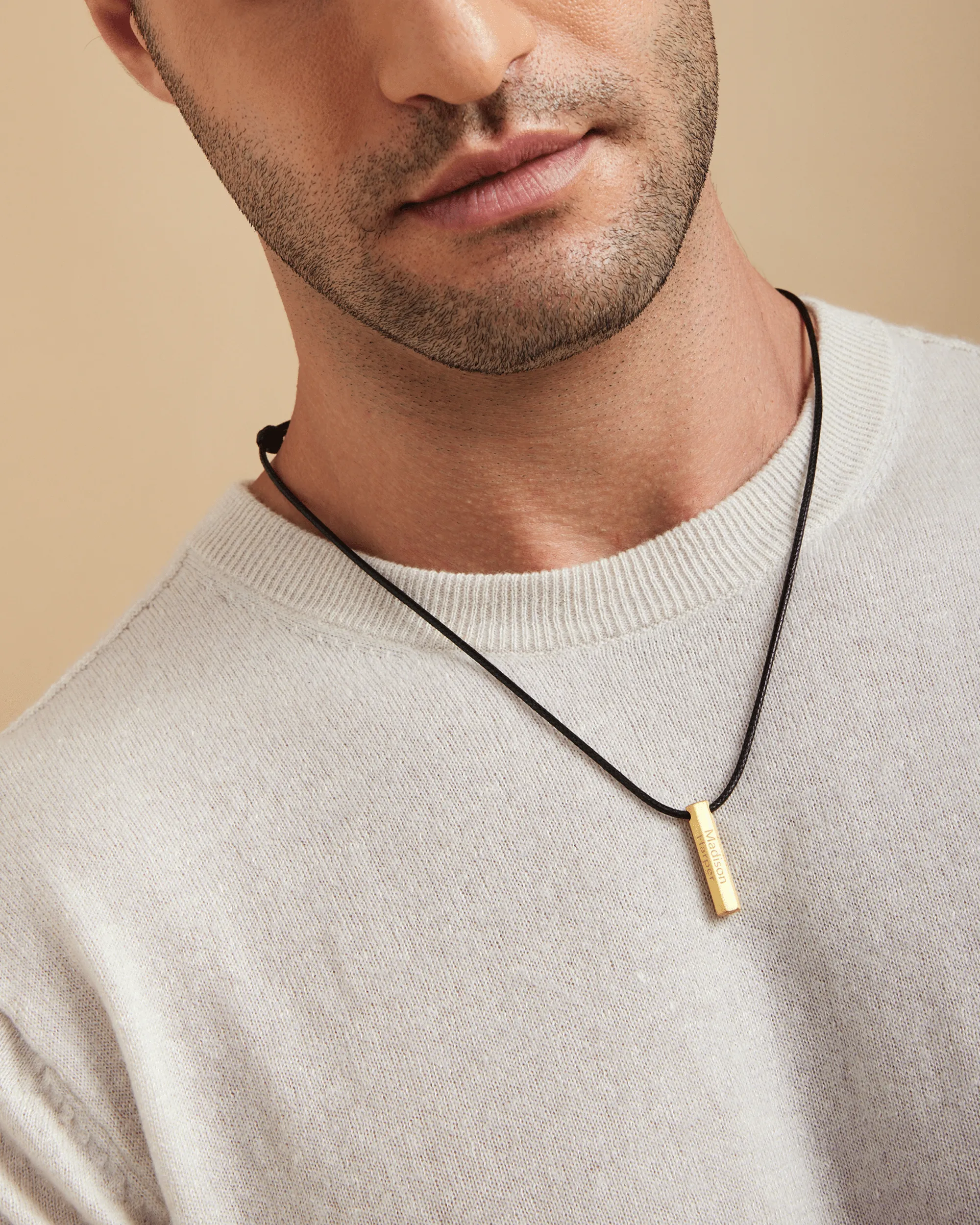 Apex Bar Necklace - 18K Gold Vermeil