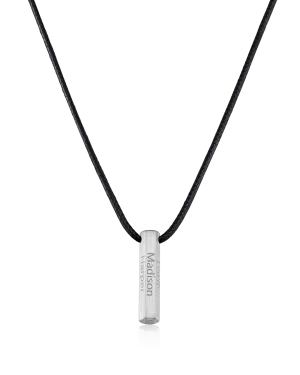 Apex Bar Necklace - 925 Sterling Silver