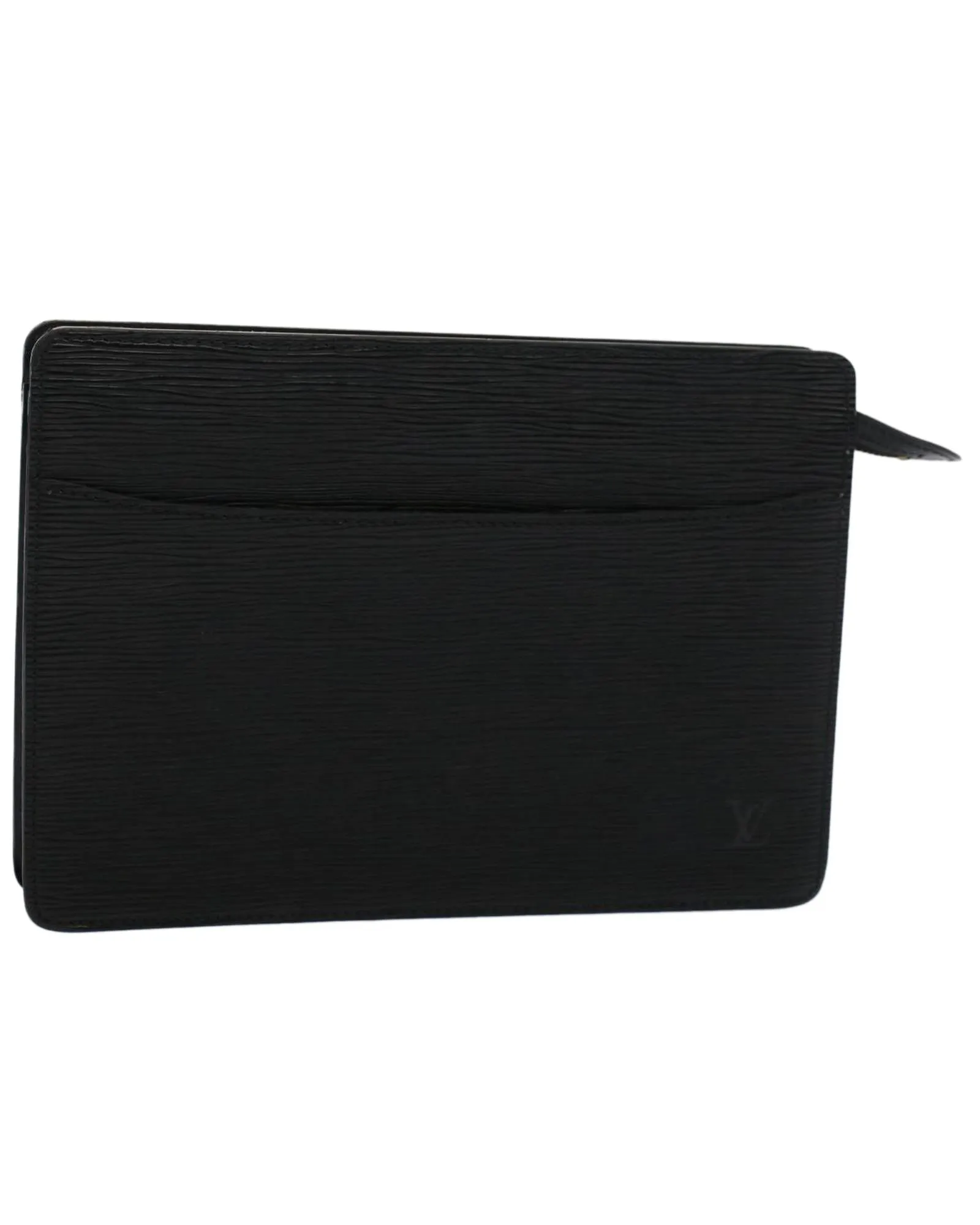 Authentic Black Epi Clutch Bag