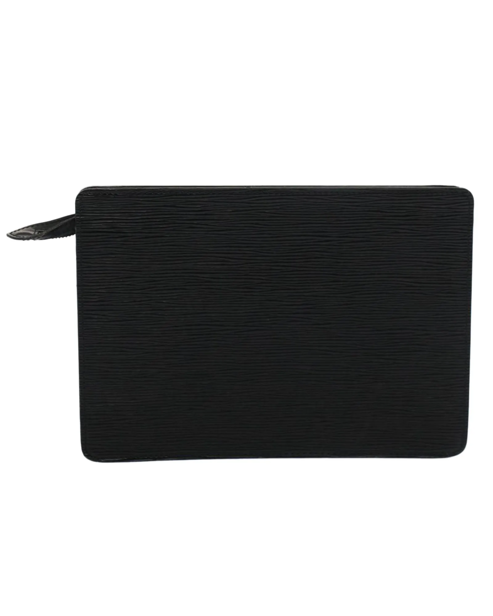 Authentic Black Epi Clutch Bag