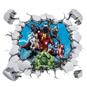 Avengers: Broken Wall 2 Instant Window - Officially Licensed Marvel Removable Adhesive Decal