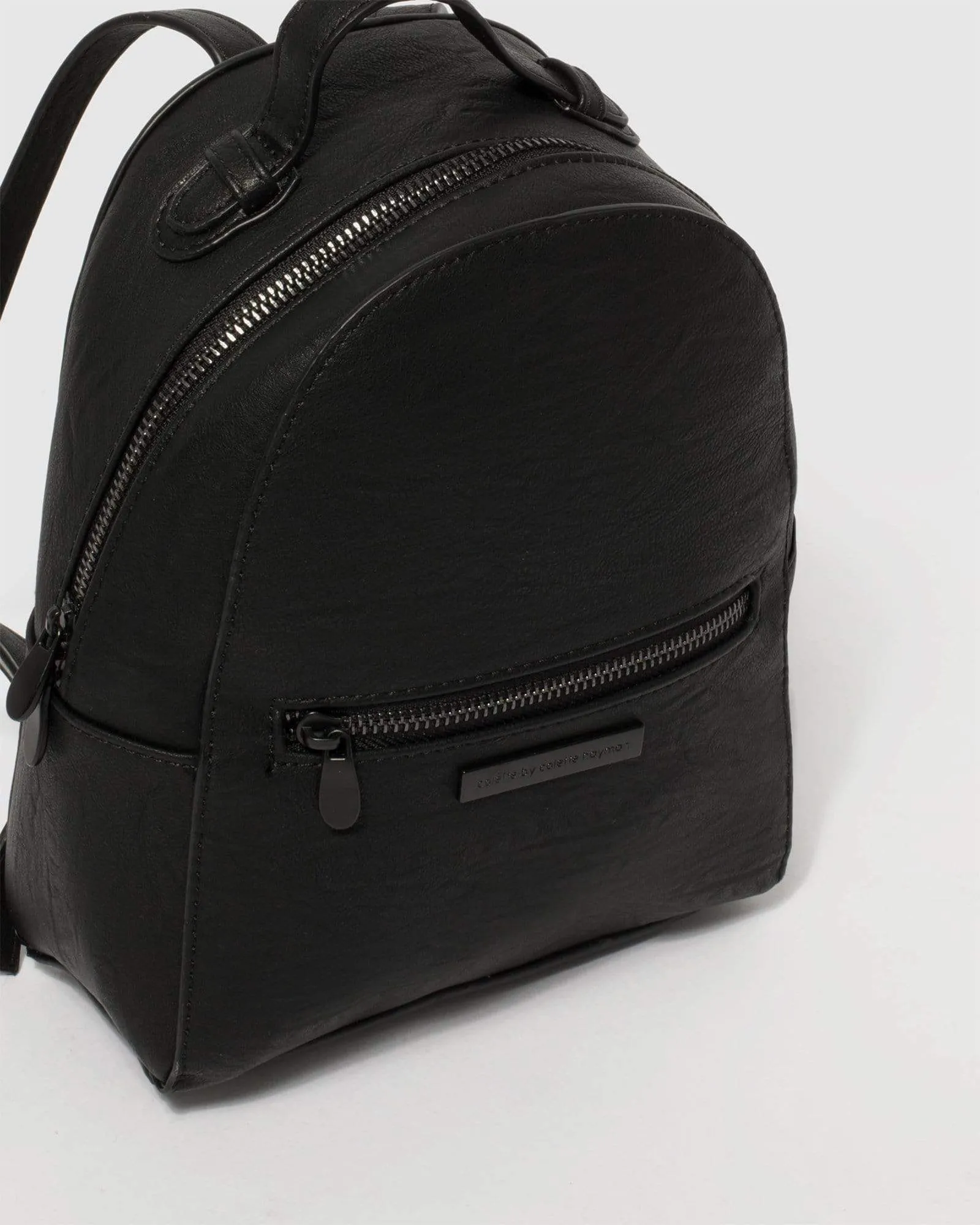 Black Bianca Mini Backpack