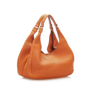 Bottega Veneta Campana Leather Hobo Bag (SHG-22310)