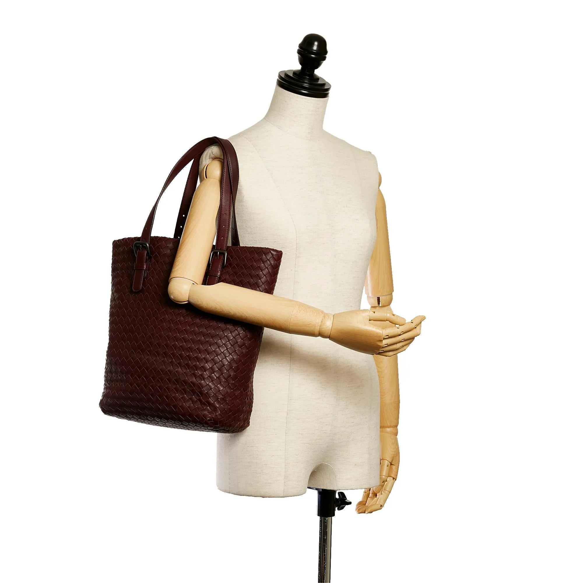 Bottega Veneta Intrecciato Leather Tote Bag (SHG-32799)