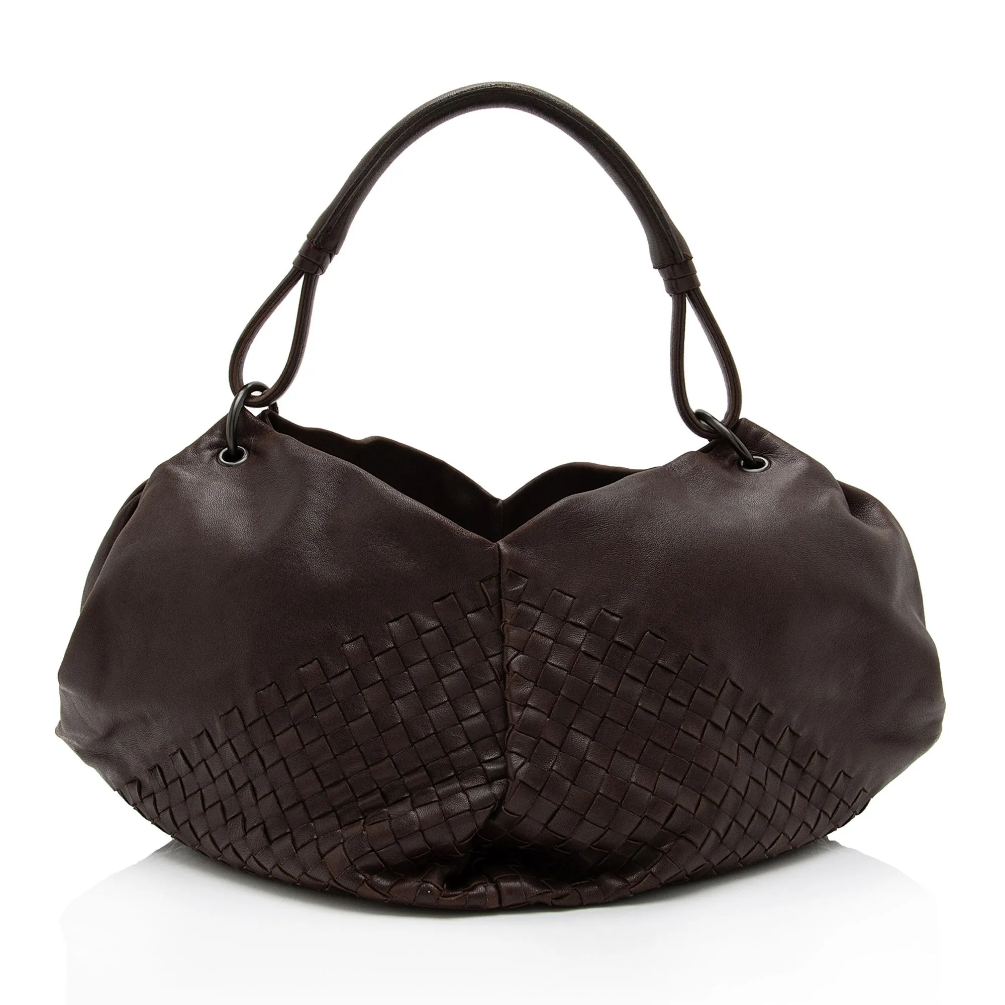 Bottega Veneta Intrecciato Nappa Fortune Cookie Hobo (SHF-imWKPE)