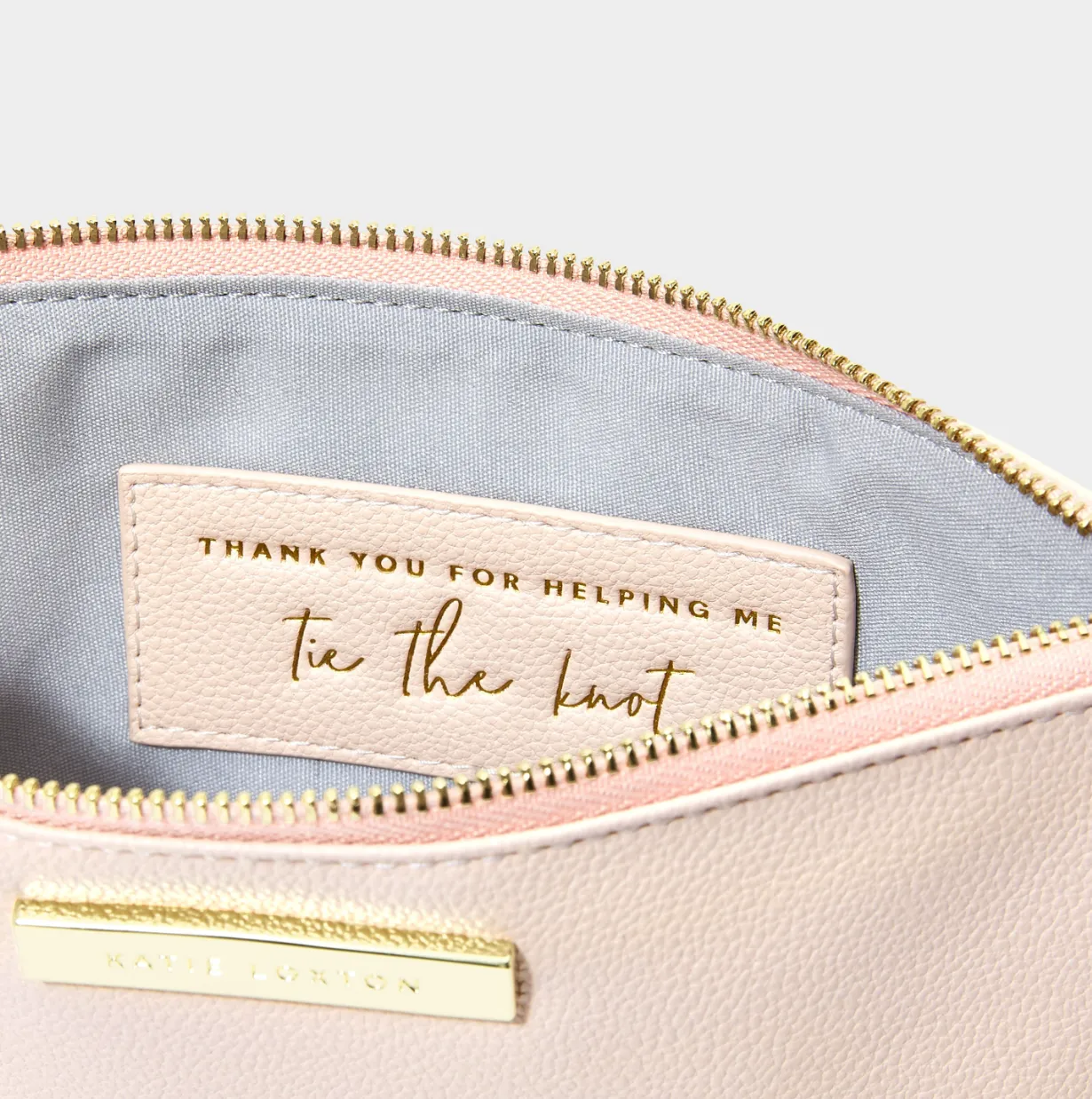 Bridal Semi-Precious Stone Pouch | 'Thank You For Helping Me Tie The Knot'