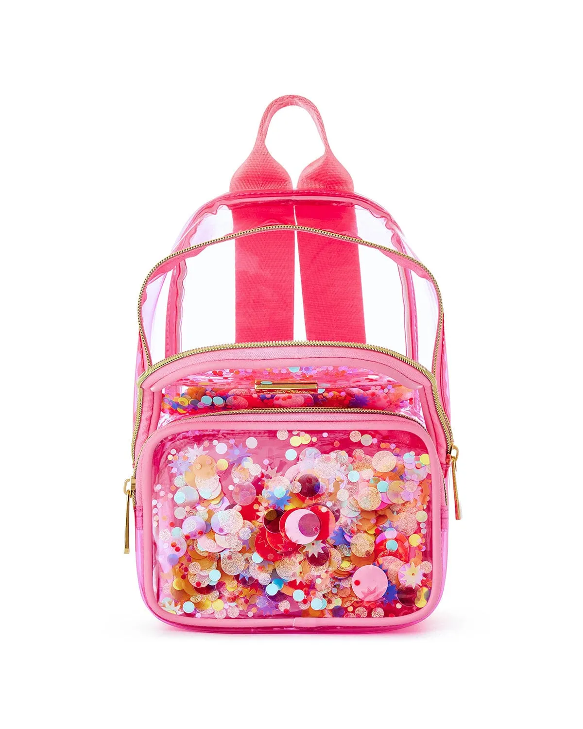 Bring On The Fun Mini Clear Confetti Backpack