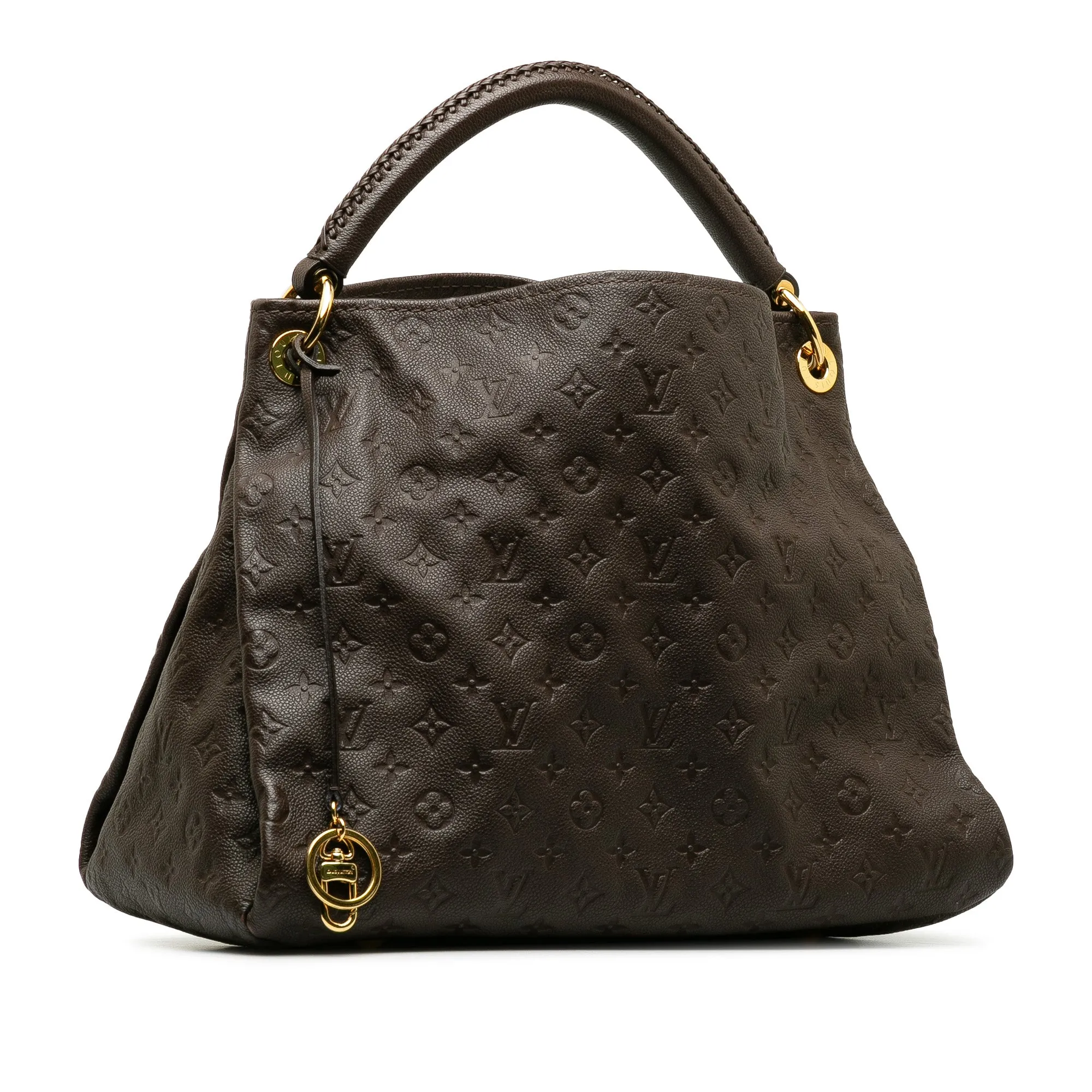 Brown Louis Vuitton Monogram Empreinte Artsy MM Hobo Bag