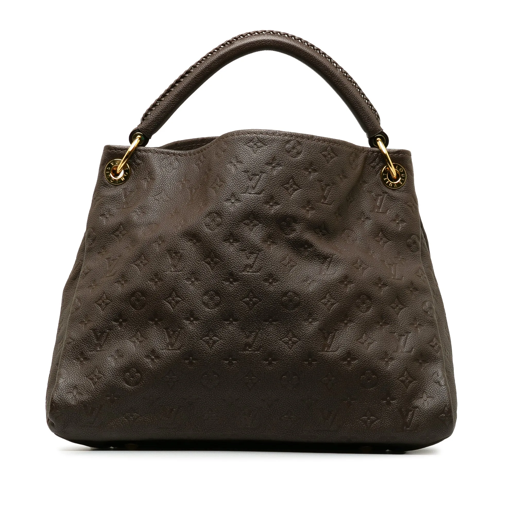 Brown Louis Vuitton Monogram Empreinte Artsy MM Hobo Bag