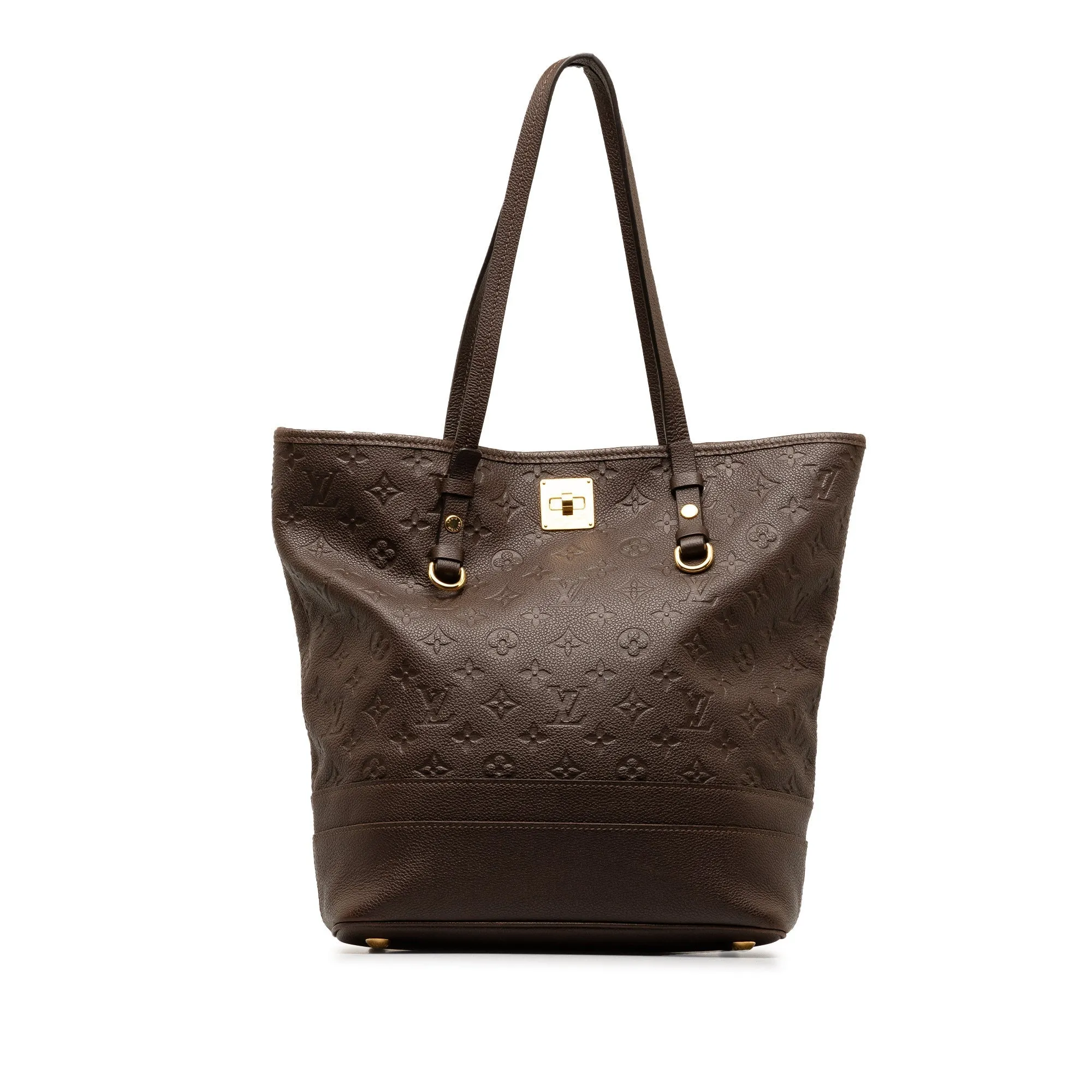 Brown Louis Vuitton Monogram Empreinte Citadine PM Tote Bag