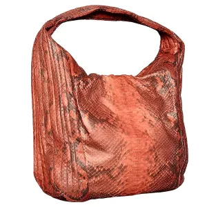 Burnt Orange Hobo Bag