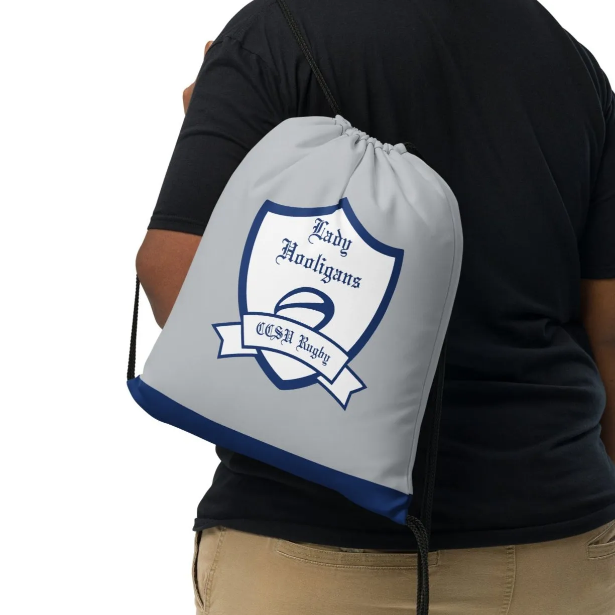 CCSU Lady Hooligans Drawstring Bag