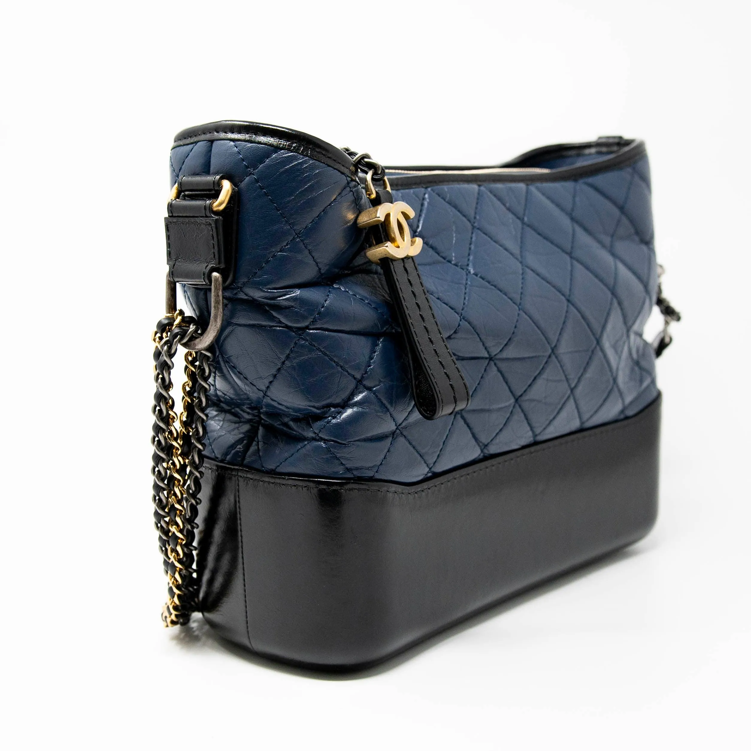 Chanel Navy Blue Medium Gabrielle Hobo