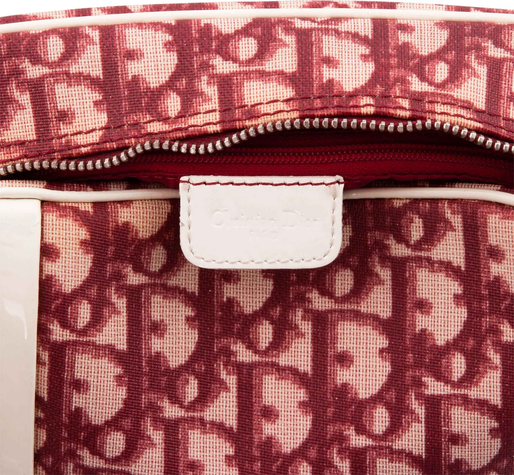 Christian Dior Burgundy Diorissimo Messenger Bag