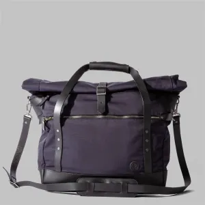 Croxden Navy Nylon Satchel