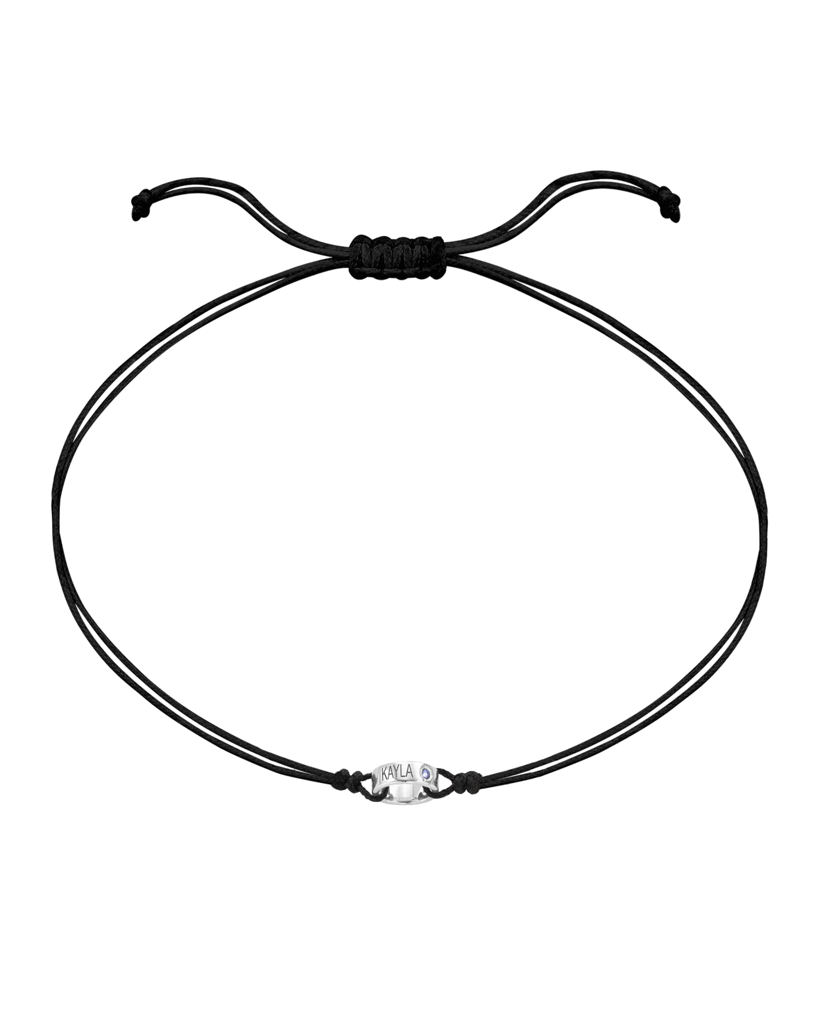 Engravable Links of Love - 14K White Gold