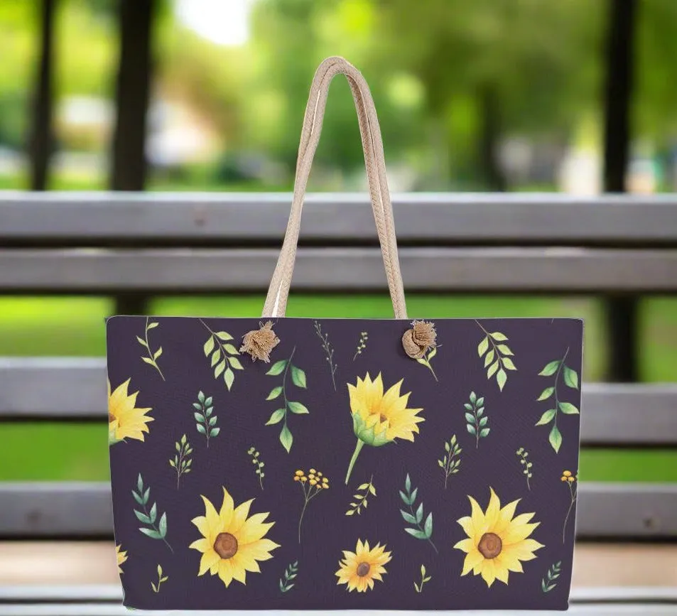 Flower Love Weekender Tote