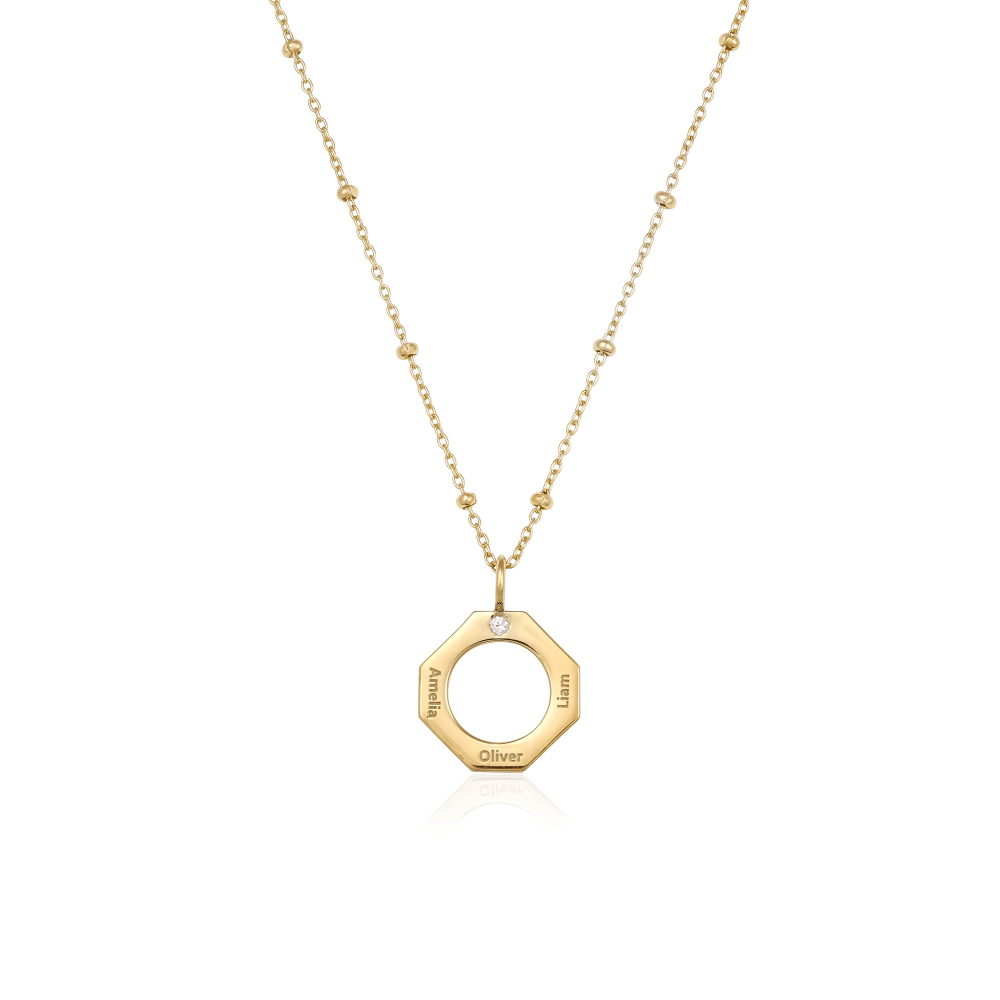 Geo Necklace - 18K Gold Vermeil