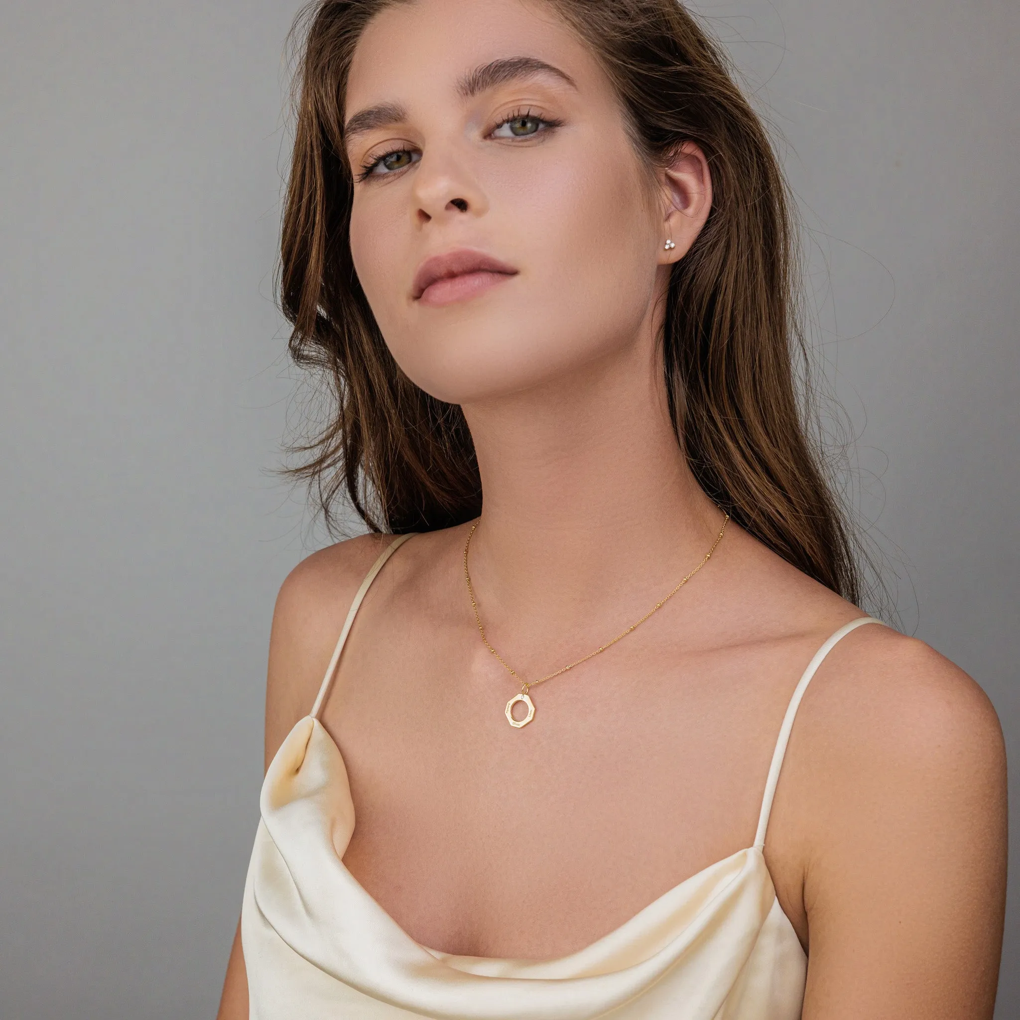 Geo Necklace - 18K Gold Vermeil