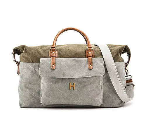 Groomsmen Canvas Weekender Travel Bag