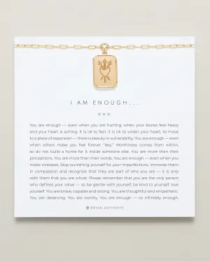 I Am Enough Statement Necklace