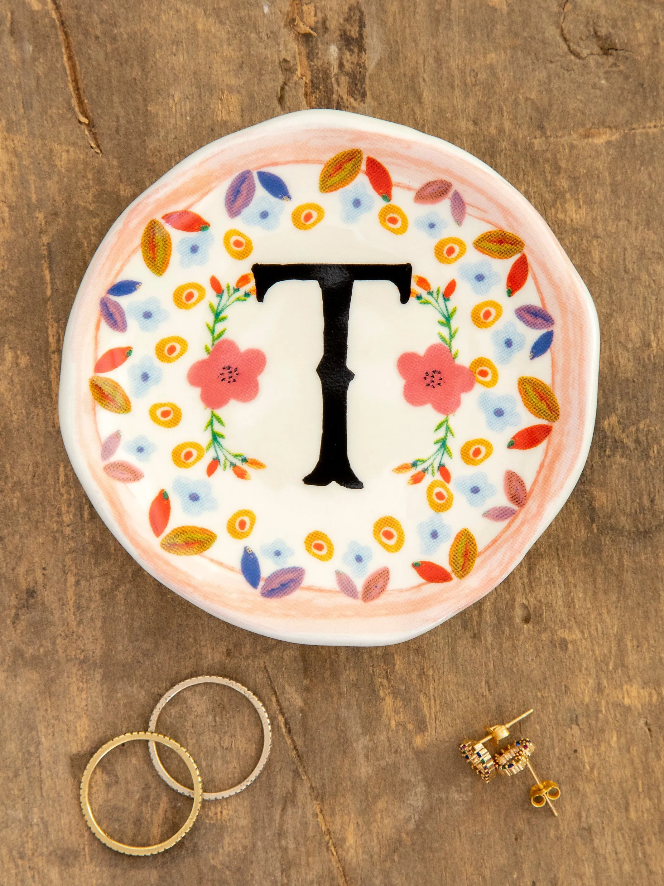 Initial Trinket Dish - T