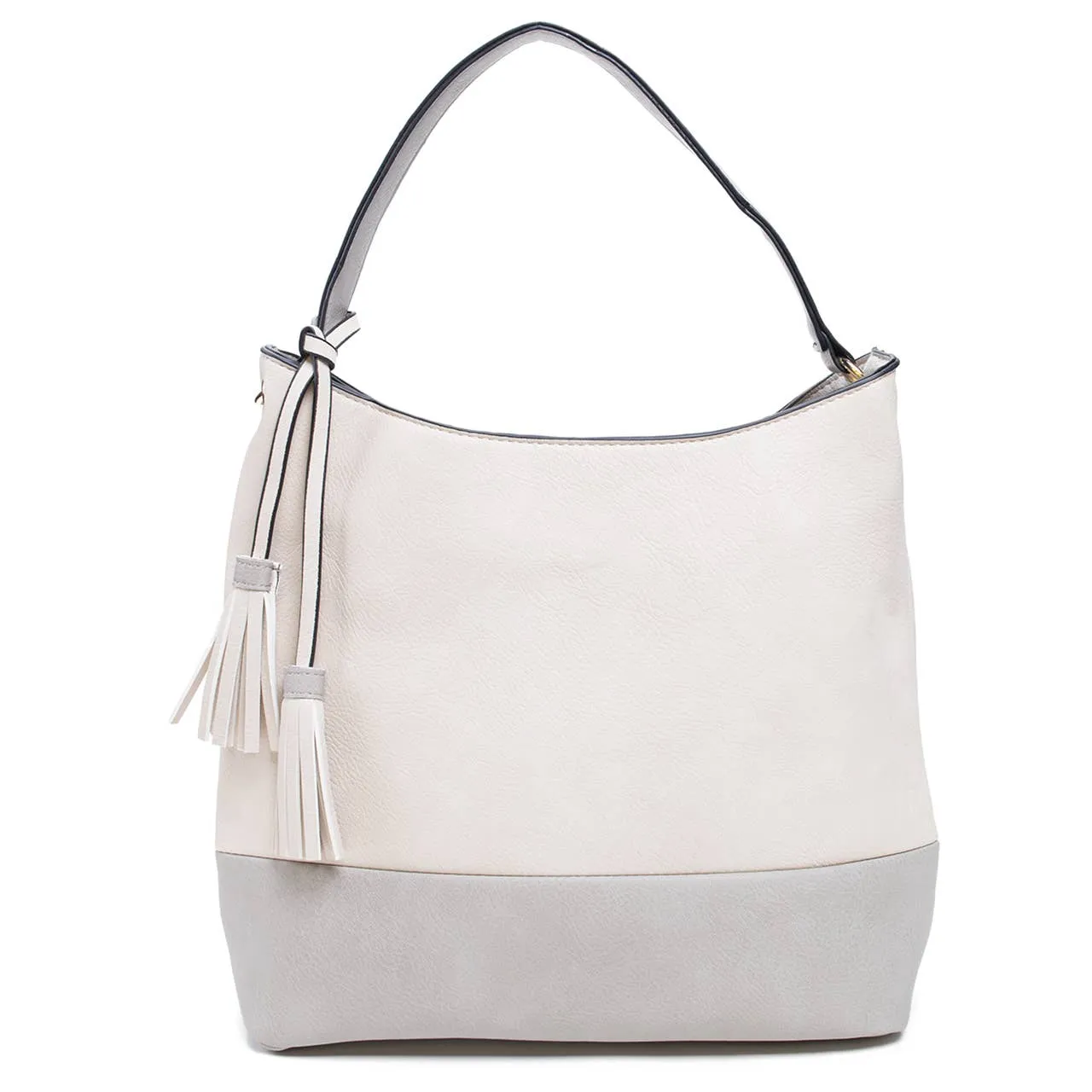 J1768 Ava Two Tone Hobo Handbag