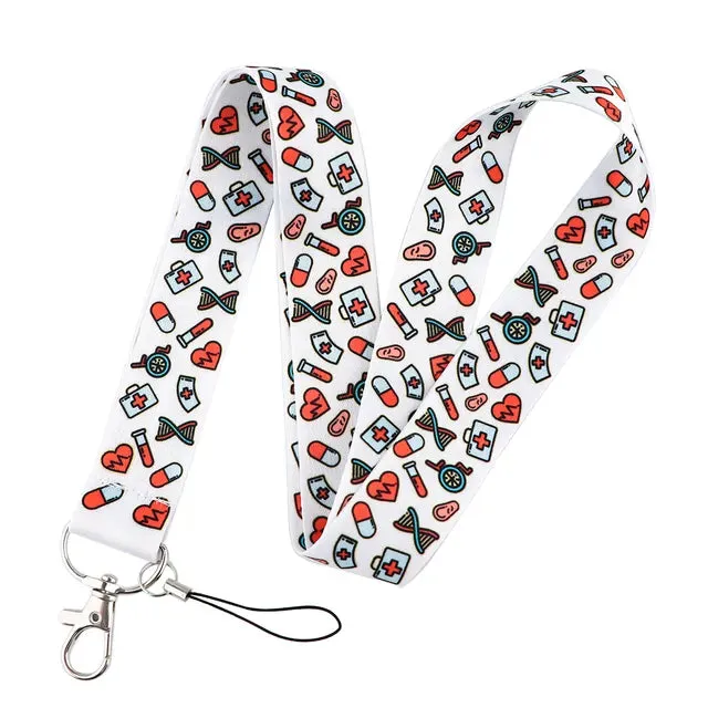 Lanyard Keychain Strap with Lobster Clasp Key Ring Holder