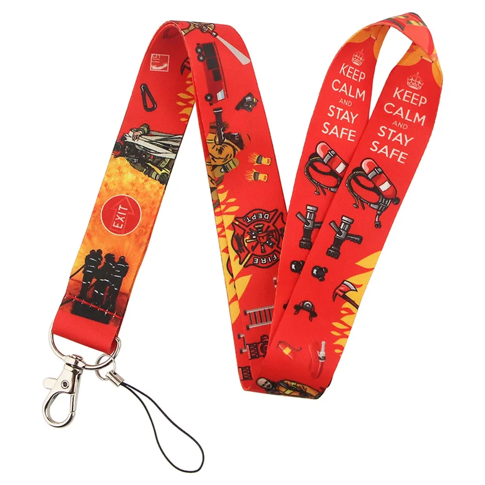 Lanyard Keychain Strap with Lobster Clasp Key Ring Holder