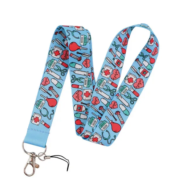 Lanyard Keychain Strap with Lobster Clasp Key Ring Holder