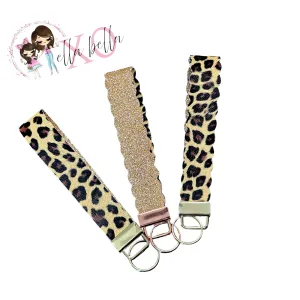 Leopard Wristlet/Keychain