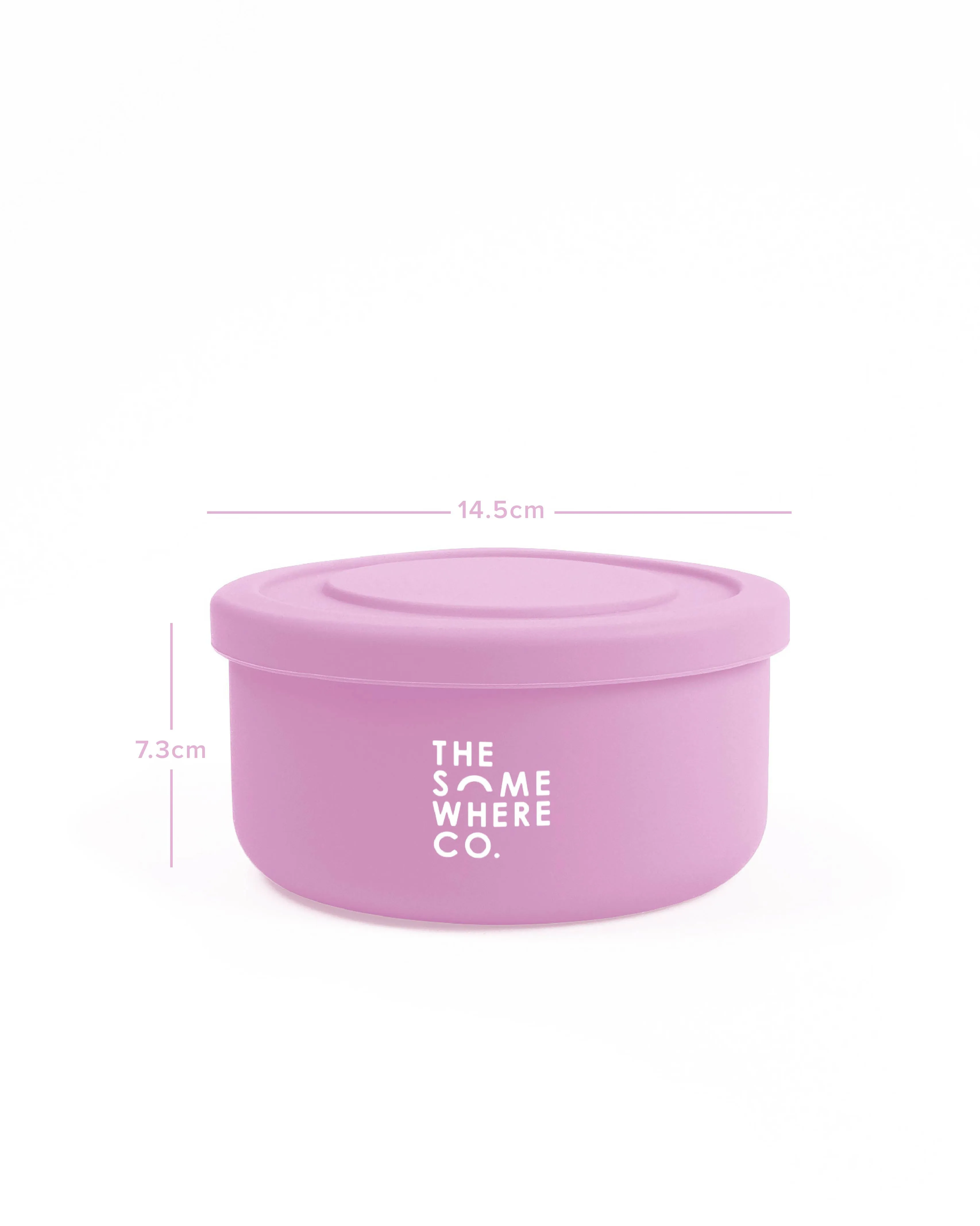 Lilac Round Silicone Lunch Box