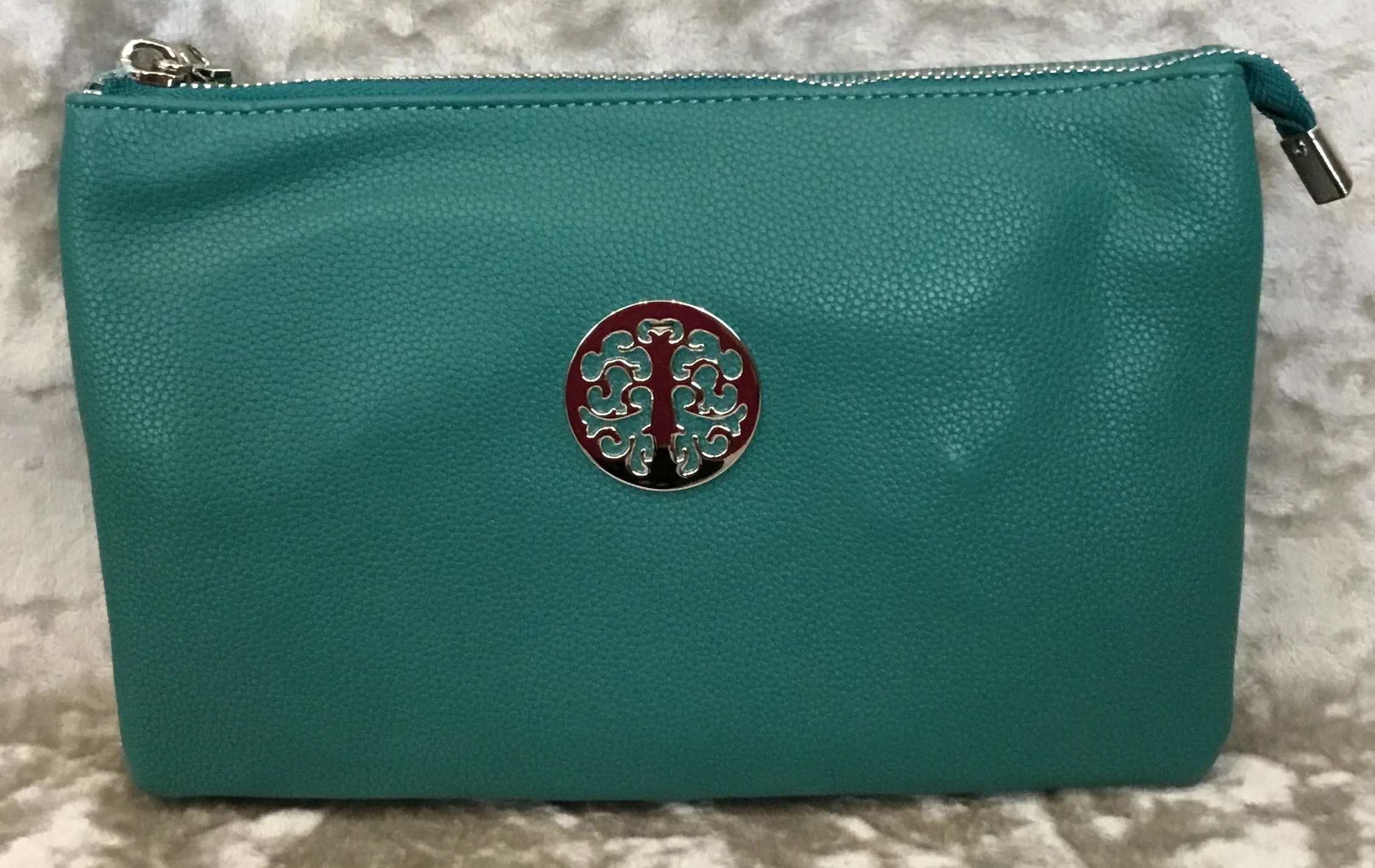 Medium Crossbody Bag With Wristlet Strap And Silver Tree Of Life Logo (Available in 21 Colours)