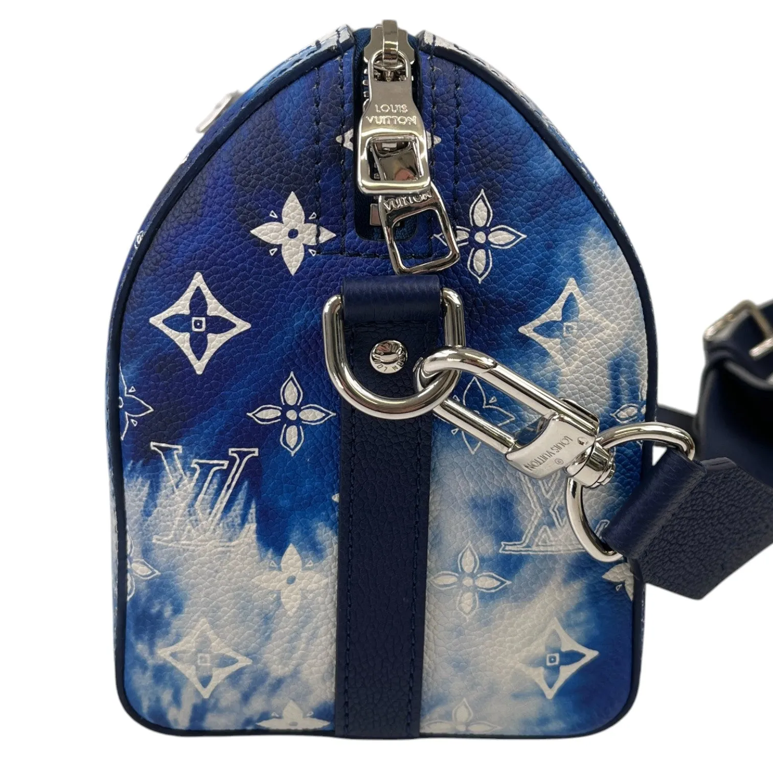 Men's City Keepall Monogram Bandana Messenger Bag Blue