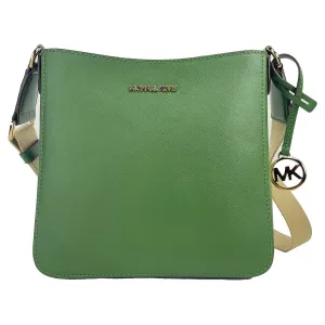 Michael Kors Jet Set Small Messenger Crossbody Bag Green