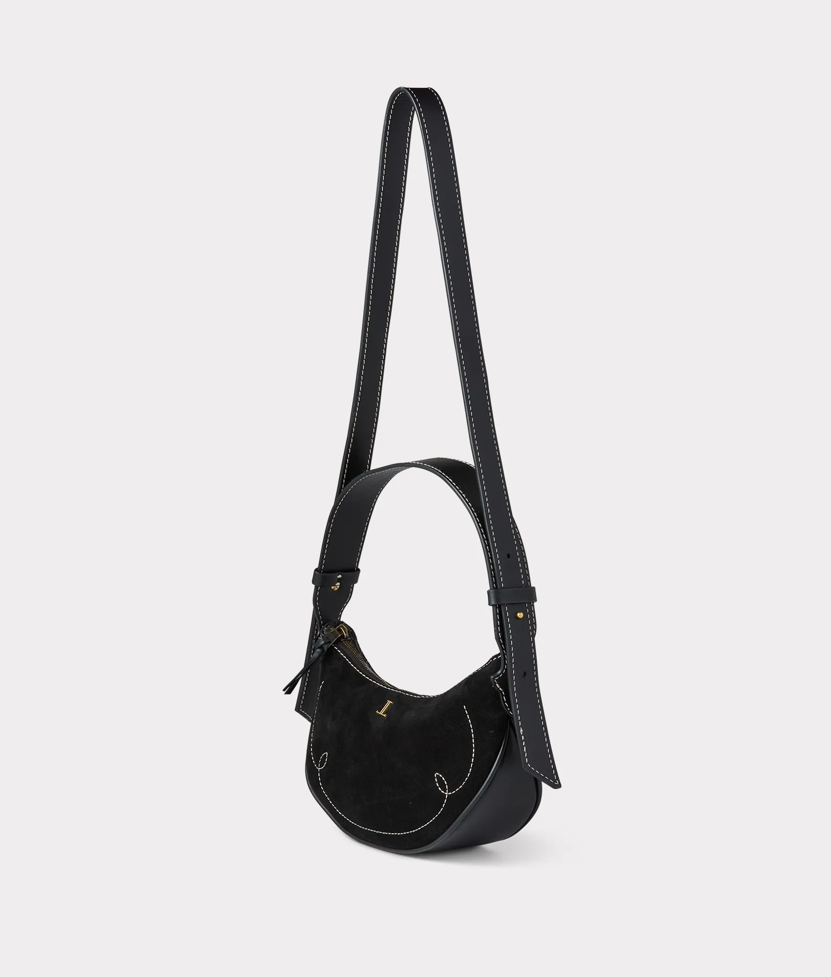 Mini Heidi Hobo Bag :: Black