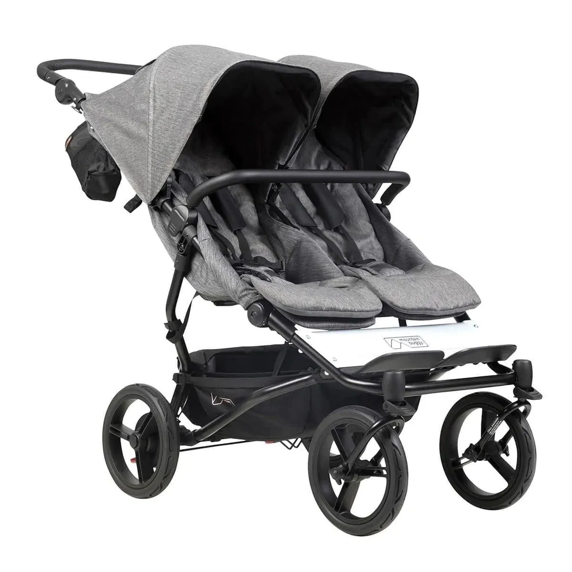 Mountain Buggy Duet Luxury Double Stroller in Herringbone