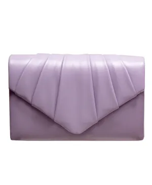 Pleated Front Plain Clutch Bag (6 Colours)