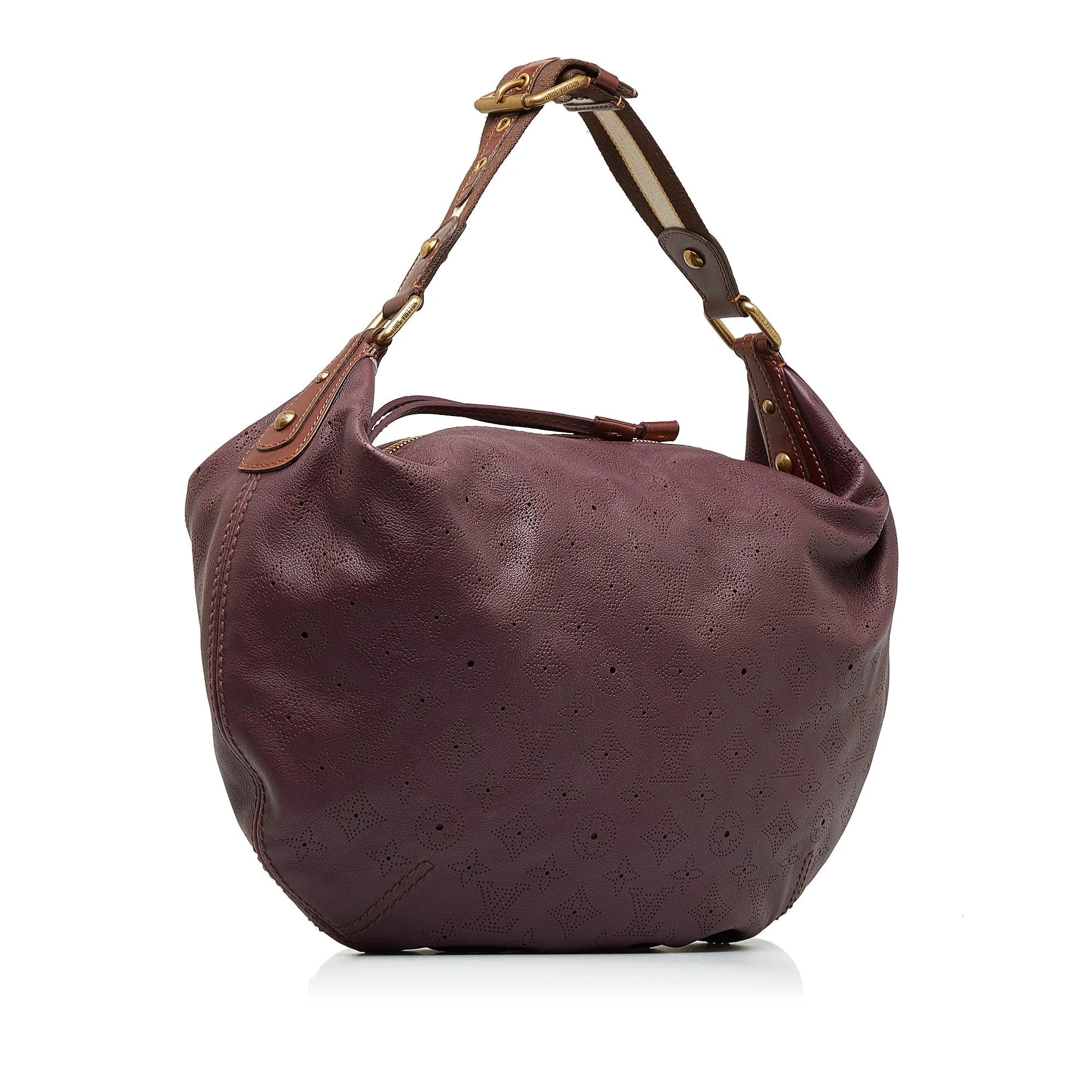 Purple Louis Vuitton Monogram Mahina Onatah GM Hobo Bag