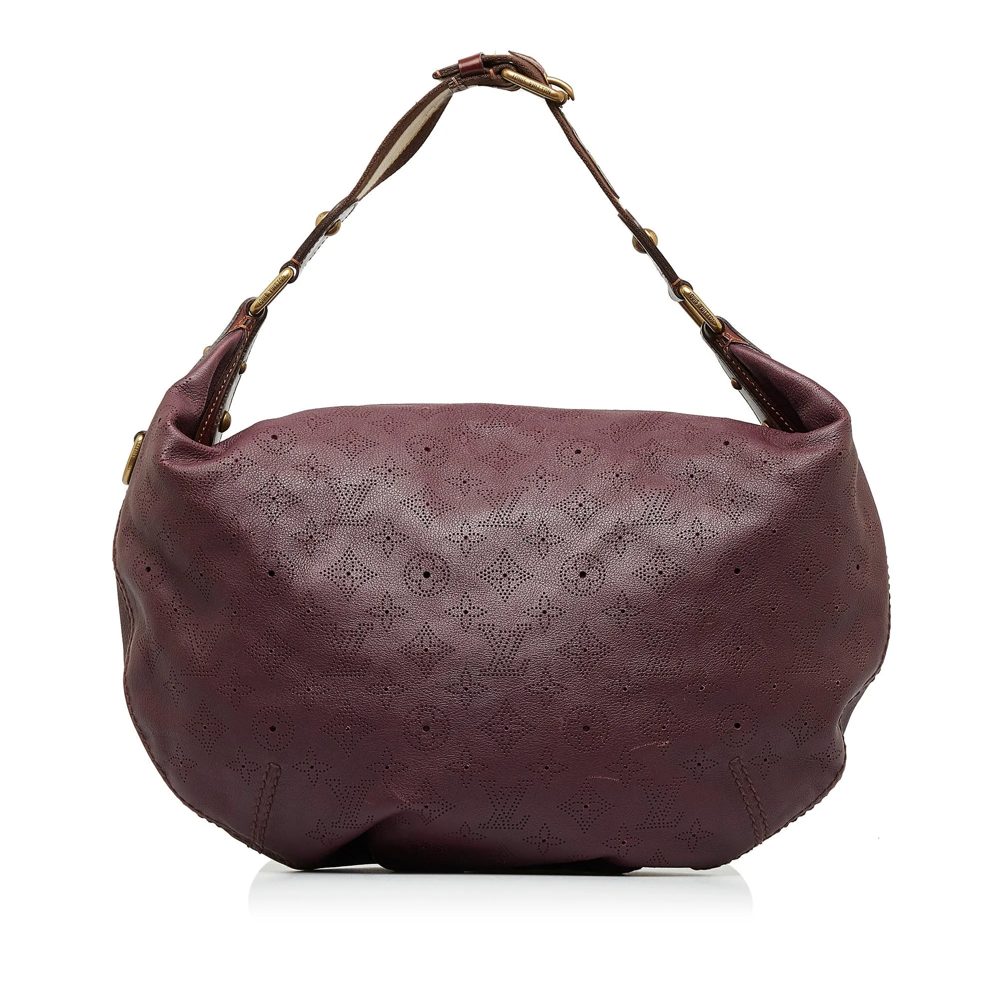 Purple Louis Vuitton Monogram Mahina Onatah GM Hobo Bag