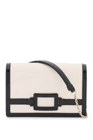 Roger vivier patent leather 'belle vivier voyage' clutch