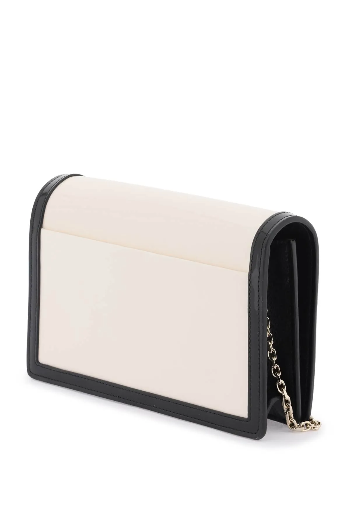 Roger vivier patent leather 'belle vivier voyage' clutch