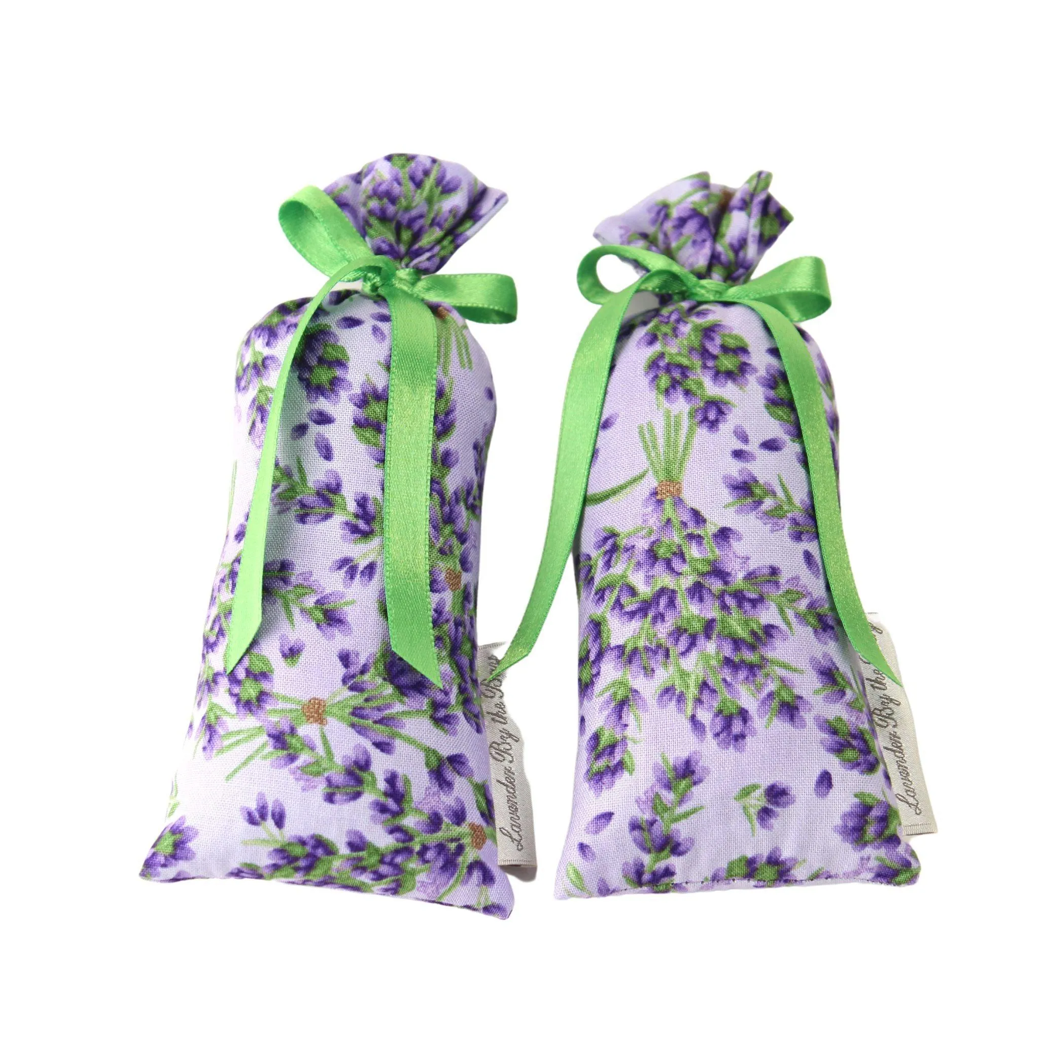 Set of Two Ribbon Lavender Sachets