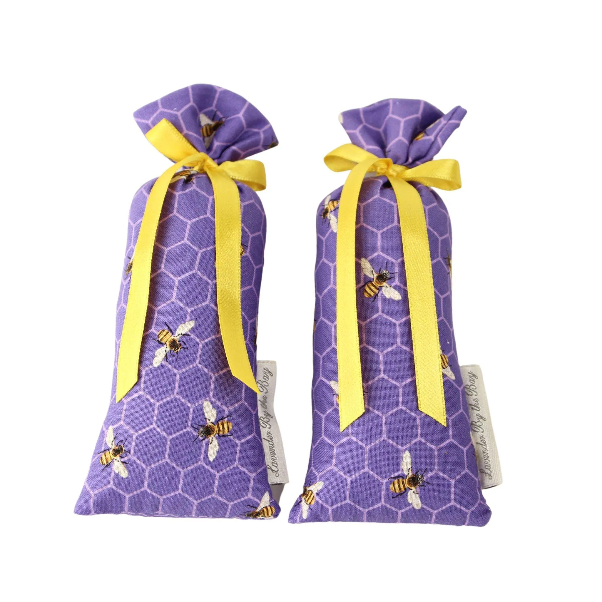 Set of Two Ribbon Lavender Sachets