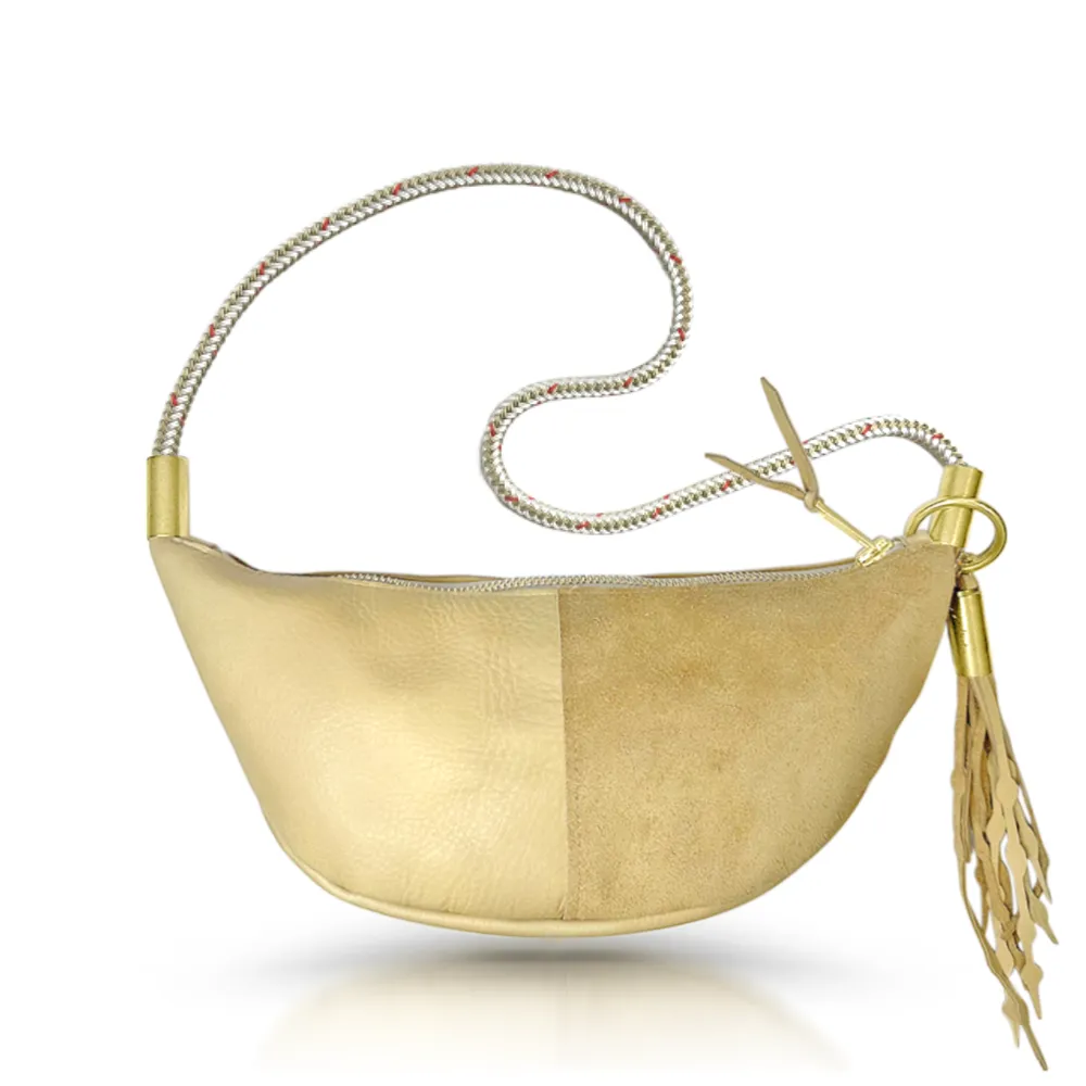 Sling Bag in Sand Leather