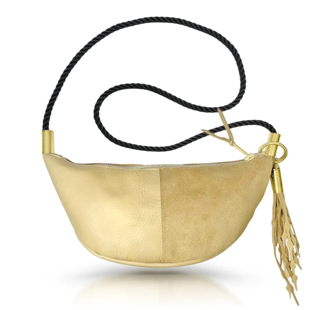 Sling Bag in Sand Leather