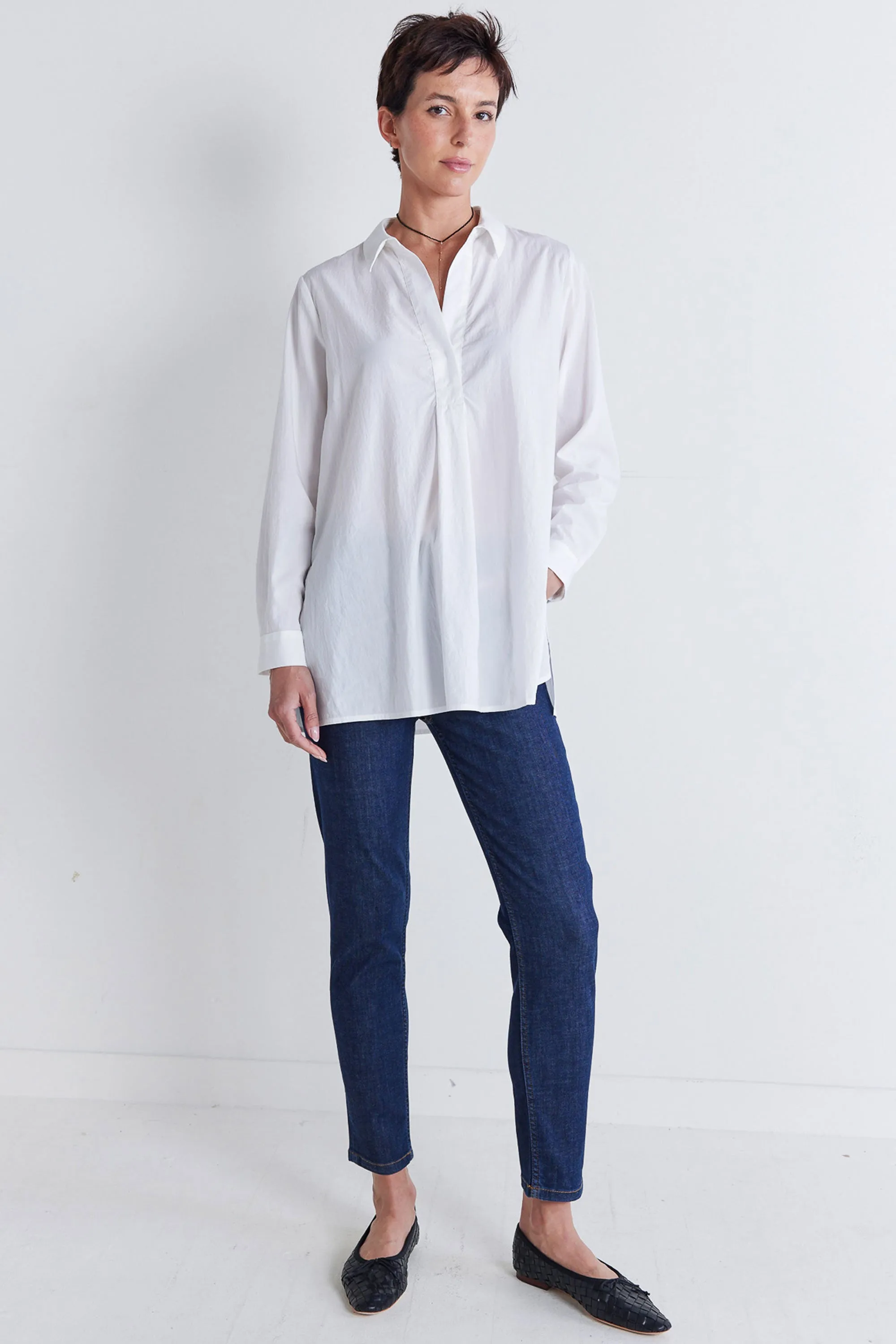 The Weekender Light Poplin Tunic